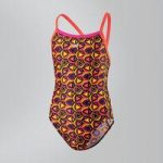 Pattern Pop Allover Thinstrap Crossback Swimsuit Swimsuit