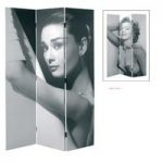 Marilyn Monroe Canvas Room Divider In Black And White