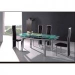 Milky Extendable Dining Set With 6 D219 Chairs