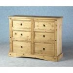 Carona 6 Drawer Chest In Waxed Pine