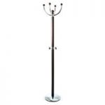 Havanna Wooden Coat And Hat Stand in Tobacco Finish