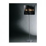 Floor Lamp with a Crystal Chandelier