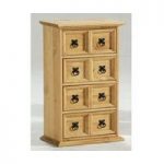 Corona Wooden 8 Drawers Chest