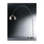 C Shaped Large Floor Lamp In Chrome Effect
