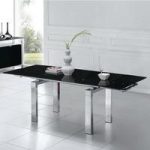Jessi Black Extendable Dining Table Only
