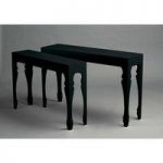 Luis Set of 2 Console And Accent Tables In Black