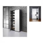 Scarpa Shoe Cupboard In White And Antracite