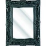 Ornate Black Bevelled Mirror