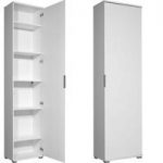 Trento High Gloss White Wardrobe Multipurpose Cabinet