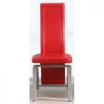 Manhattan Plain Red Dining Chair
