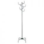 Cactus Contemporary Coat Stand In Silver
