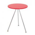 Wito End Table In Red and Chrome