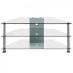 7 Series Clear Glass Tv Stand