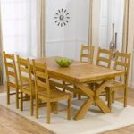 Avignon Extending Dining Table And 6 Hannover Dining Chairs