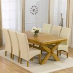 Avignon Extending Dining Table And 6 Roma Dining Chairs