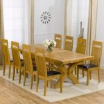 Avignon Oak Extending Dining Table And 8 Monte Carlo Chairs