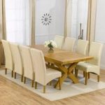 Avignon Solid Oak Extending Dining Table And 8 Roma Chairs