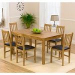 Promo Solid Oak Dining Table And 6 Promo Chairs