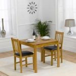 Promo Solid Oak Dining Table And 2 Promo Chairs