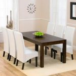 Milan Dark Oak Dining Table And 6 Verona Dining Chairs