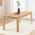 Milan 150cm Oak Dining Table Only
