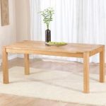Milan 180cm Oak Dining Table Only