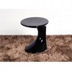 Wilcox Lamp Table In Black High Gloss