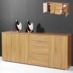 Village Buffet Sideboard In Core Beech With 3 Door And 3 Drawers