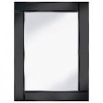 Bevelled Black 60×80 Rectangle Wall Mirror