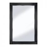 Bevelled Black 120×80 Large Wall Mirror