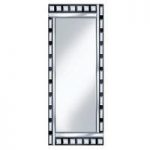 Black And Clear Design 120×40 Narrow Mirror