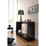 Toscana Console Table In Black High Gloss