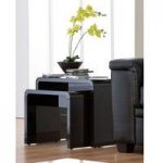 Toscana Nest of Tables In Black High Gloss