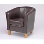 Oxford Dark Brown Tub Chair