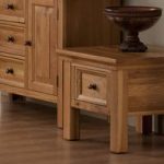 Provence Lamp Table In Oak With 1 Drawer