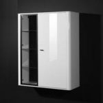 Monza Gloss White Display Cabinet