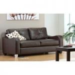 Boca 2 Seater Brown Leather Sofa