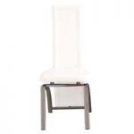Manhattan Plain White Dining Chair