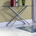 Adelphi Clear Glass Console Table