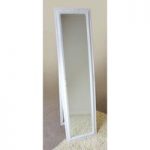 Rocco Cheval Floral White Frame Freestanding Mirror