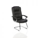 Moore Leather Cantilever Office Chair