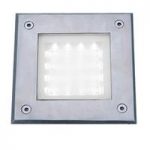 Recessed Satin Silver LED Light