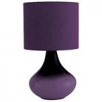 Purple Reactive Glazed Table Lamp