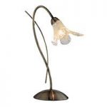 Lily Antique Brass 1 Light Table Lamp