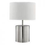 Metal Touch Satin Silver Table Lamp