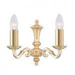 Seville Polished Brass Wall Lamp