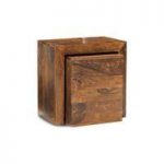 Cube Sheesham Cubed Nest of 2 Tables