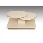 Eclipse Motion High Gloss Coffee Table in Champagne