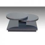 Eclipse Motion High GLoss Coffee Table in Taupe Finish
