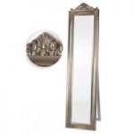 Coronet Antique silver cheval mirror